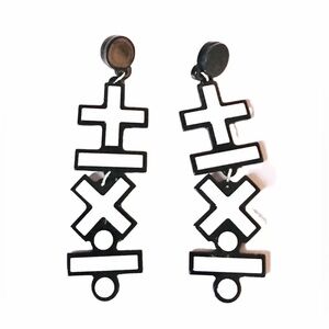 Ed Sheeran Earrings Add Subtract Multiply Divide + - X = Women Girls—Acrylic
